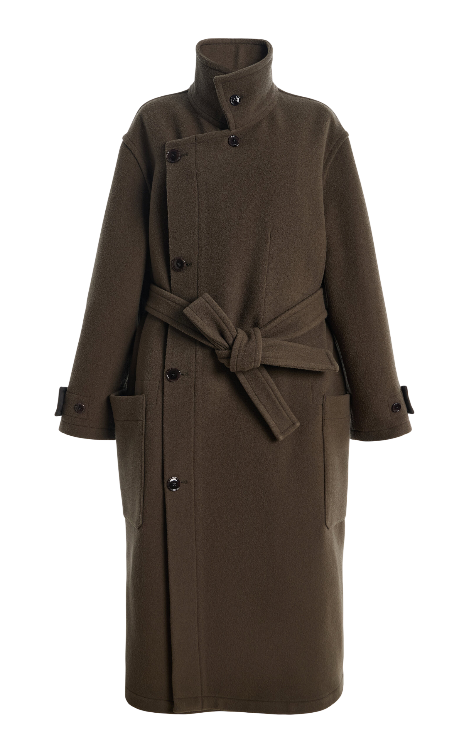 Wrap Cotton Trench Coat