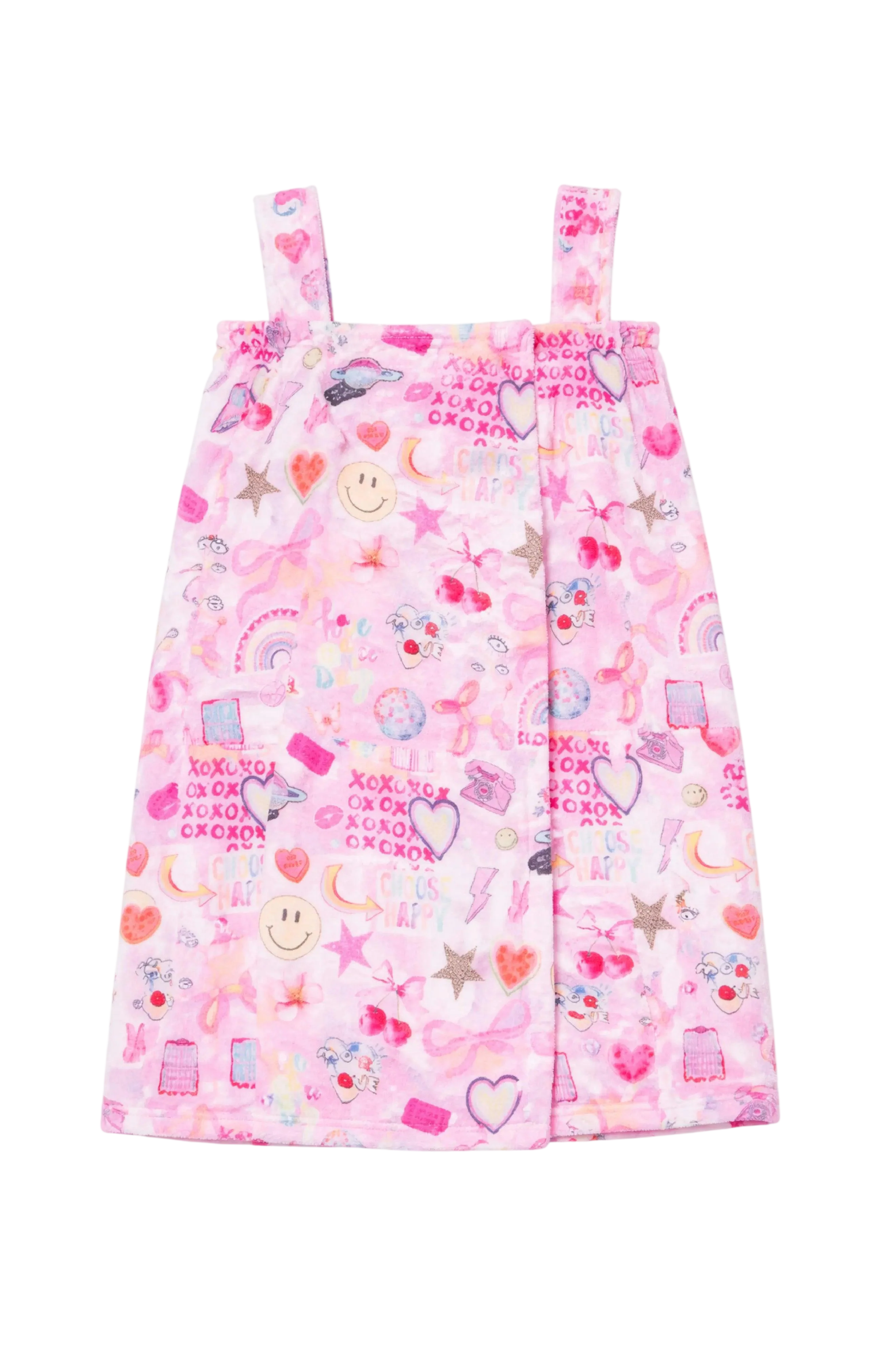 Plush Happy Collage Spa Wrap