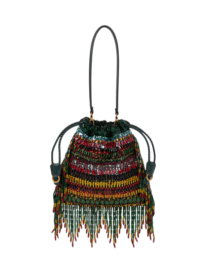 SMALL KALISPERA BAG WITH SEQUINS AND BEADS | ETRO
