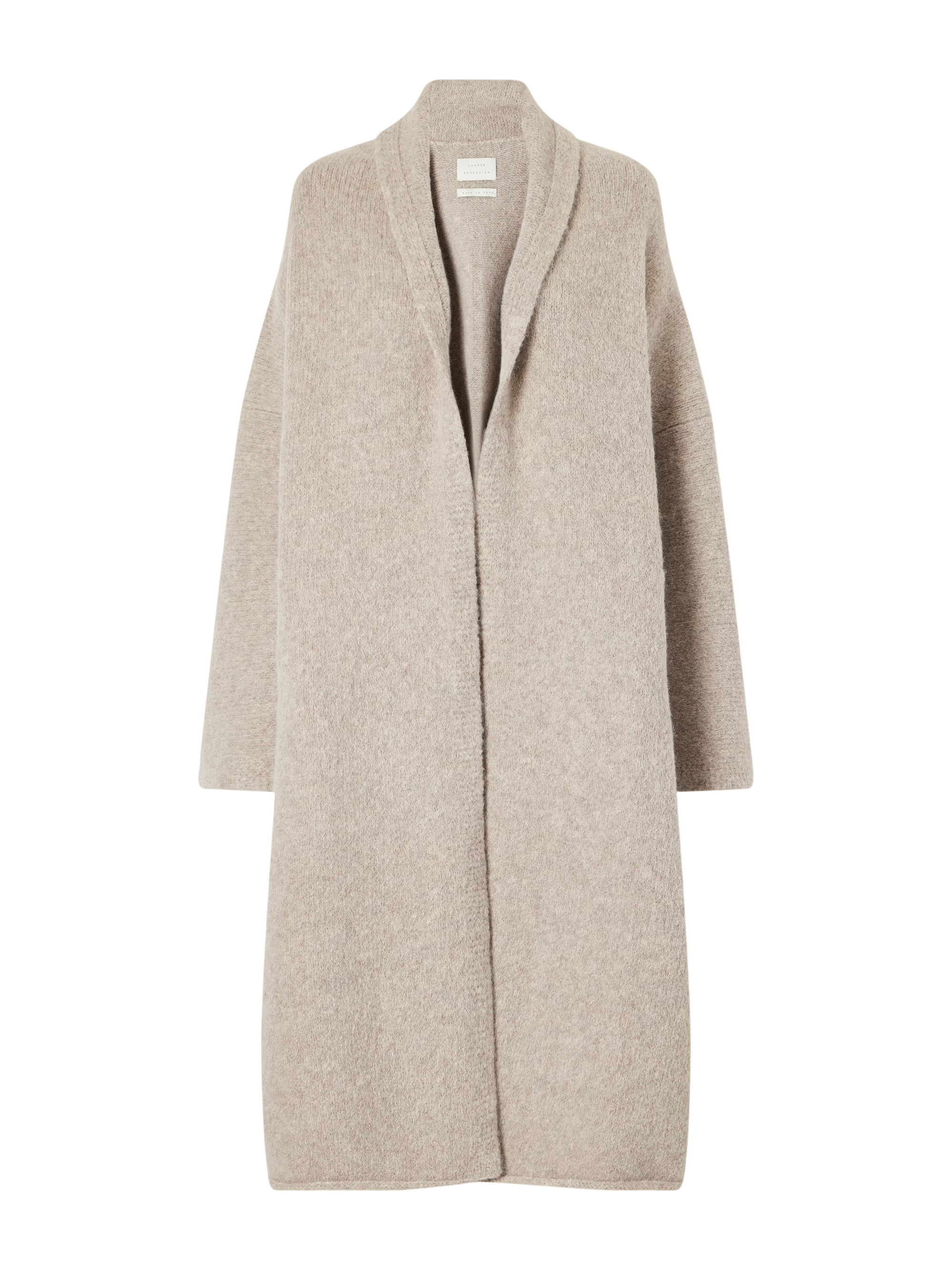 Alpaca-blend cardigan - beige - One Size