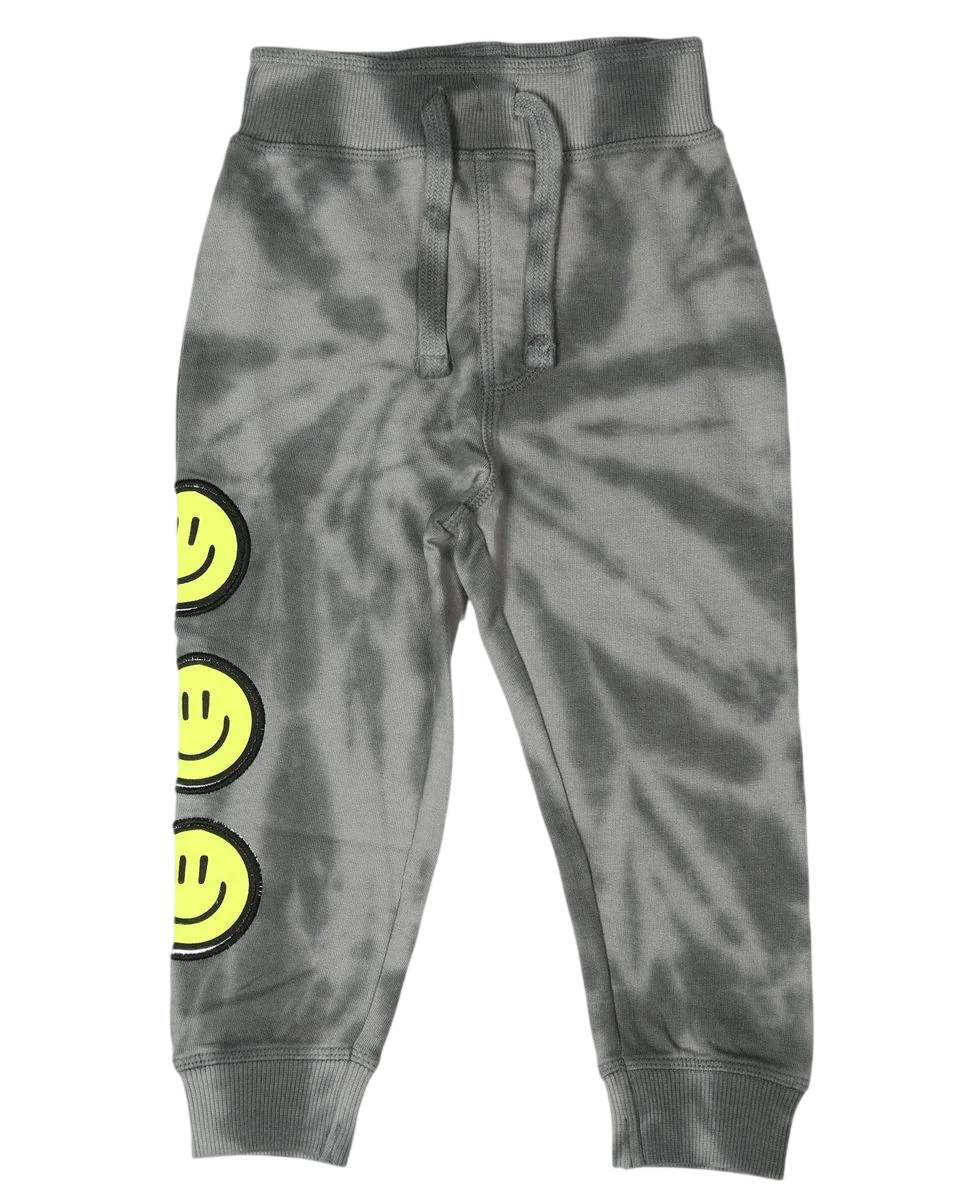 SMILEY TIE DYE SWEATPANTS (PREORDER)