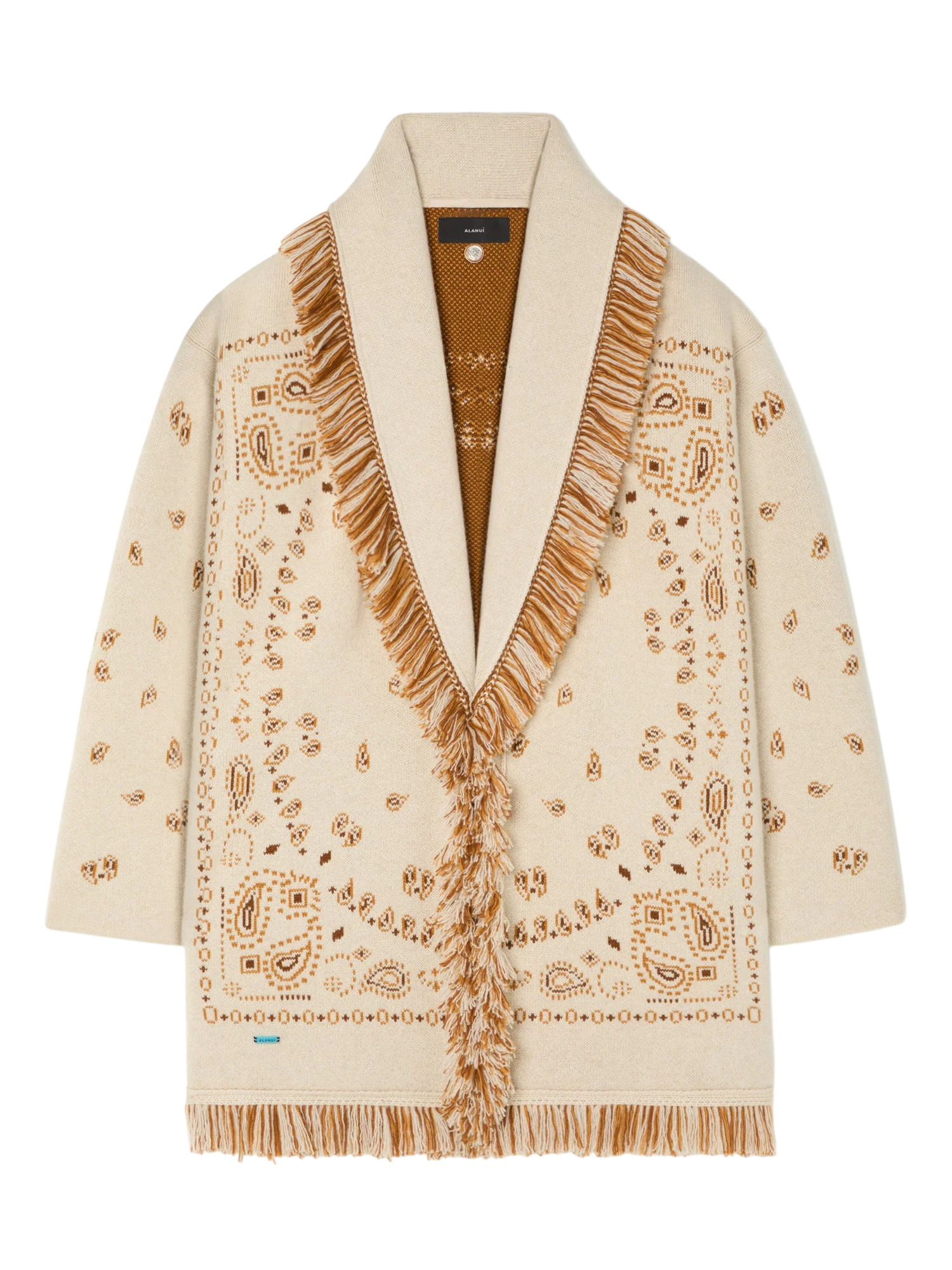 Bandana Jacquard Cardigan Canvas/Multicolor | Alanui
