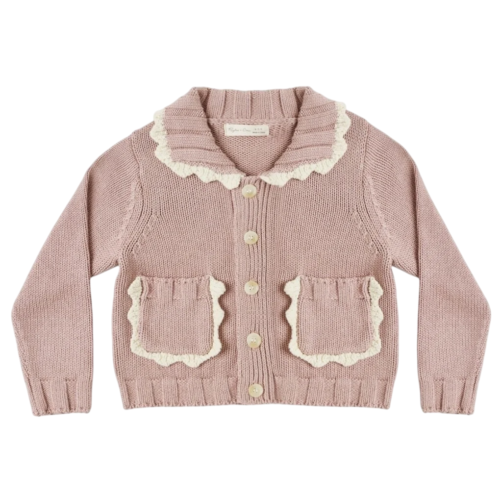 ROSEWOOD COLLARED CARDIGAN