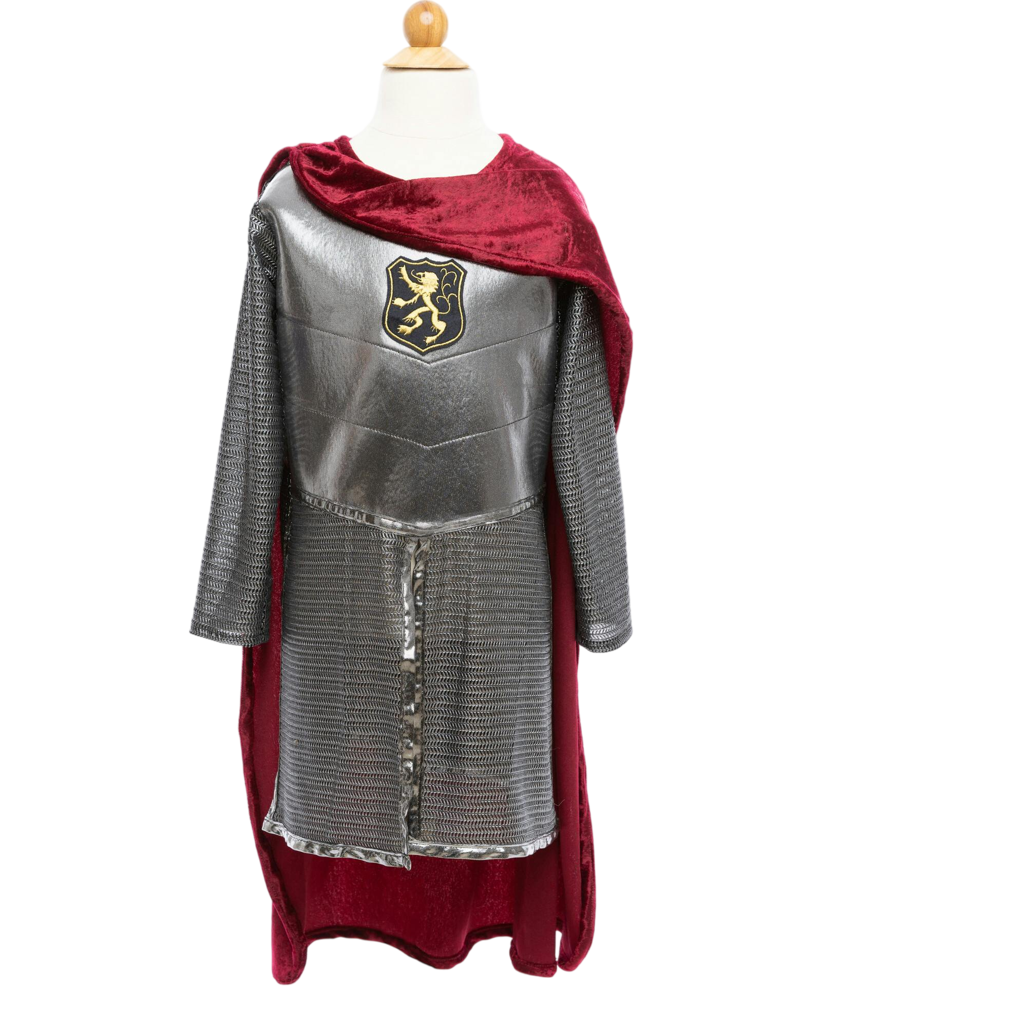 Silver Knight Tunic with Cape