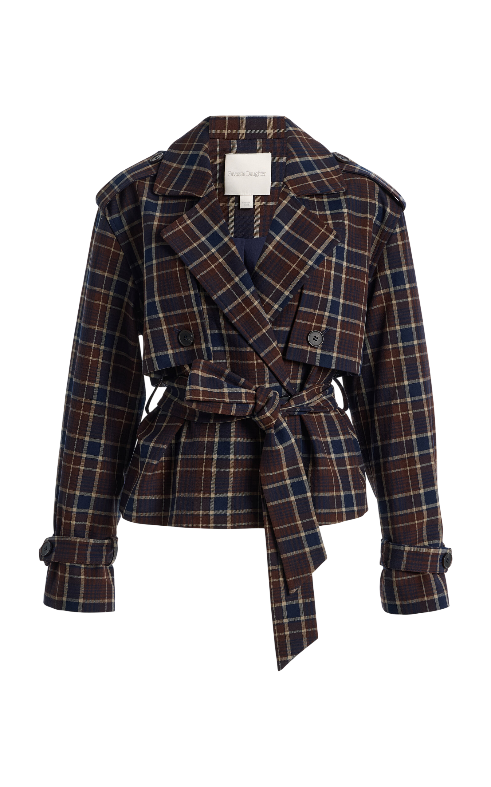 The Cropped Charles Trench Coat