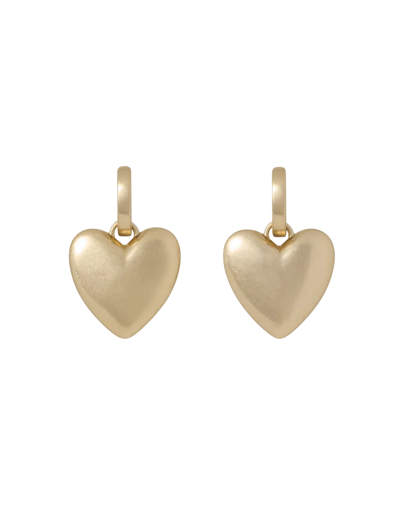 The Token Heart Earring
