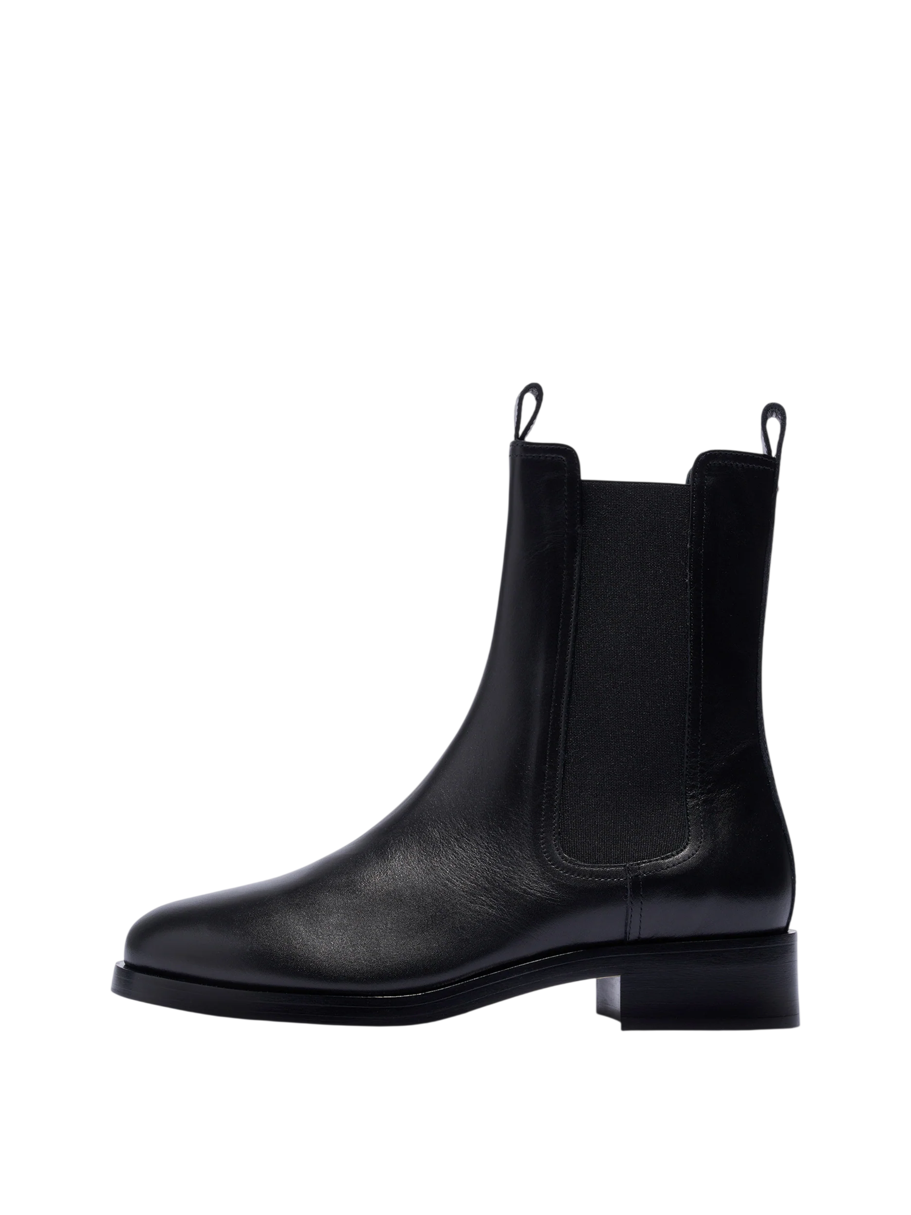 Caspar Leather Ankle Boots