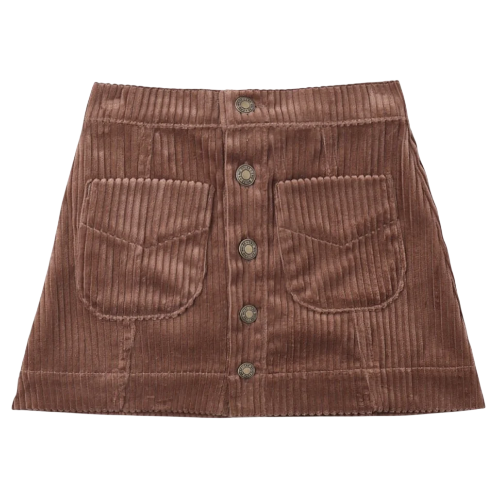 MULBERRY DENVER CORDUROY MINI SKIRT