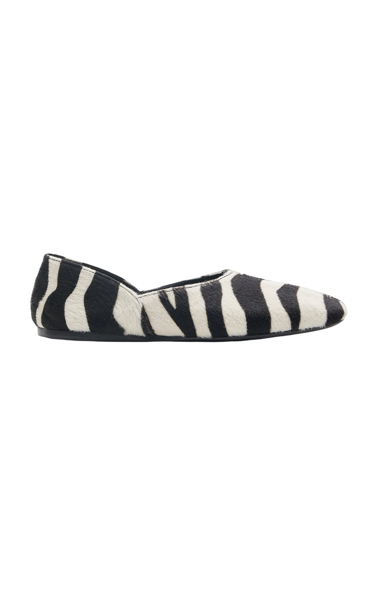 Jane Zebra Calf Hair Flats