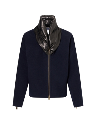 DARKPARK - Anya Cashmere And Wool Leather Collar Bomber Jacket | Selfridges.com