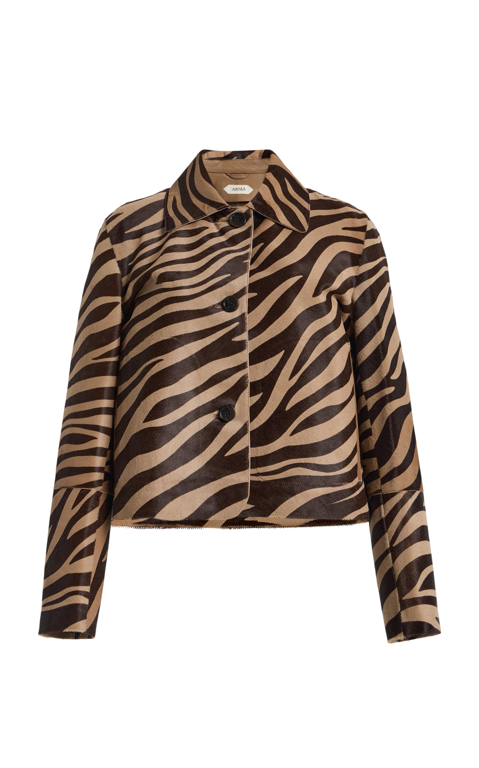 Emy Cavallino Leather Jacket