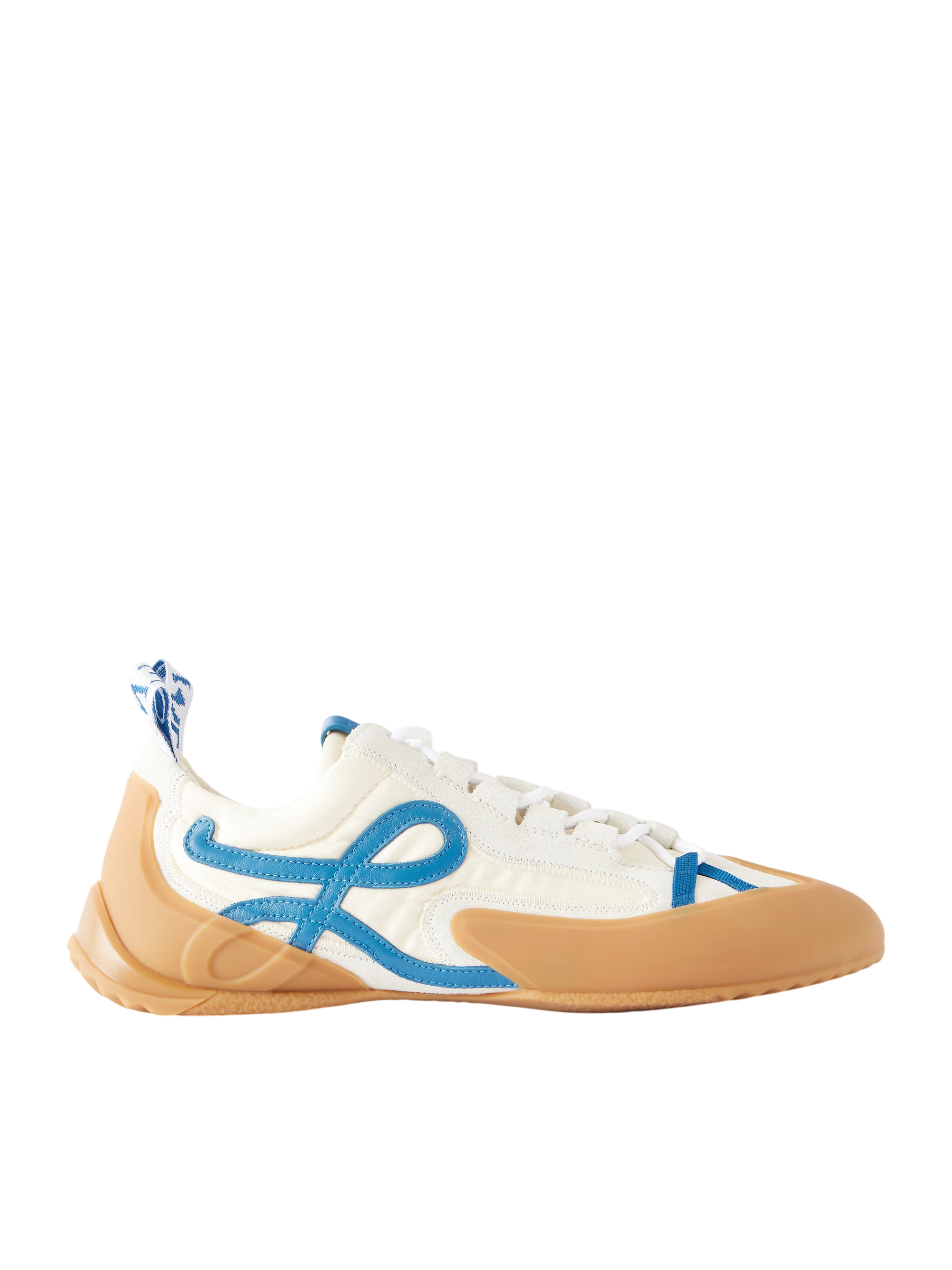 Grip TPU and shell-trimmed suede sneakers