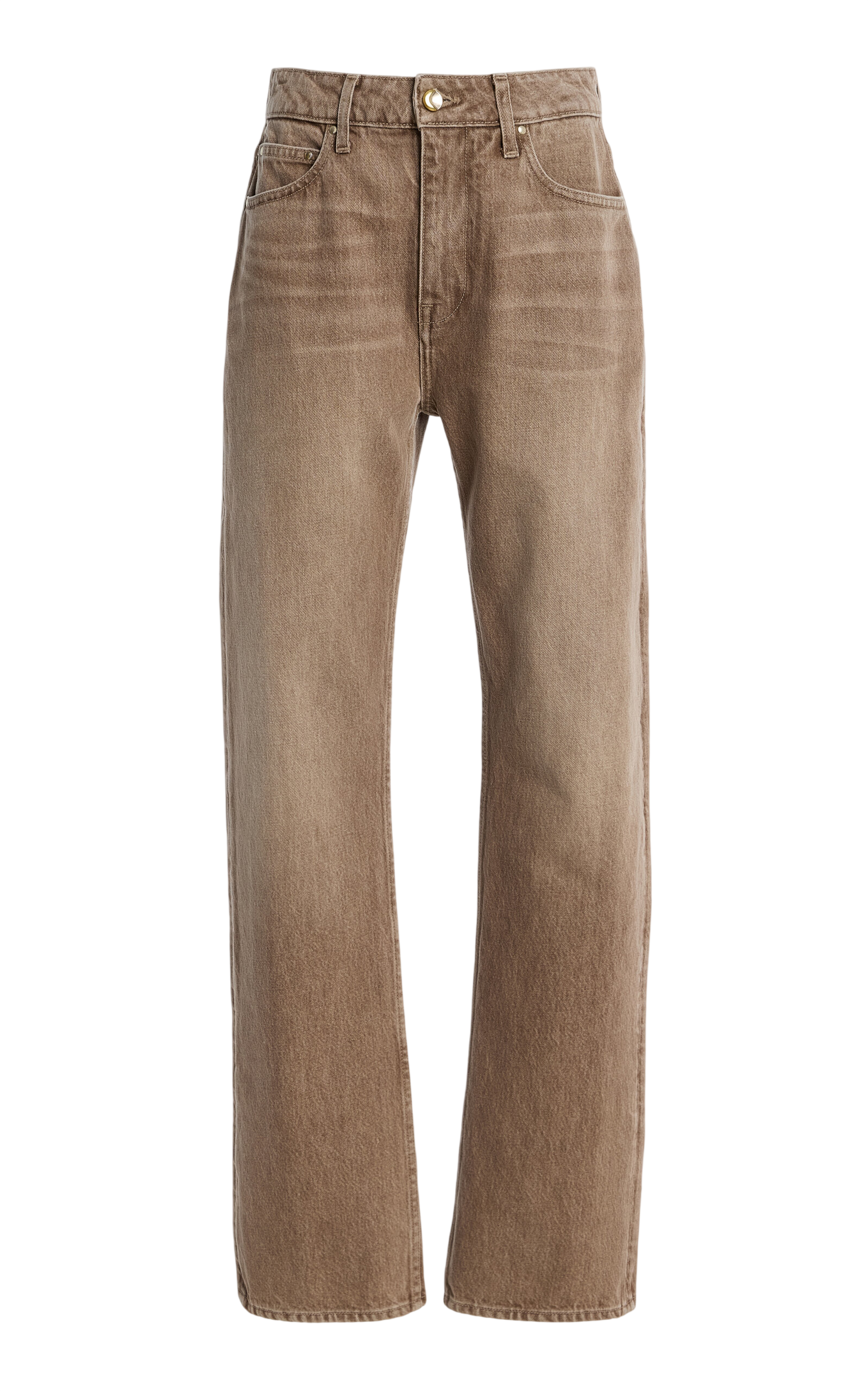 Holt Rigid Mid-Rise Straight-Leg Jeans