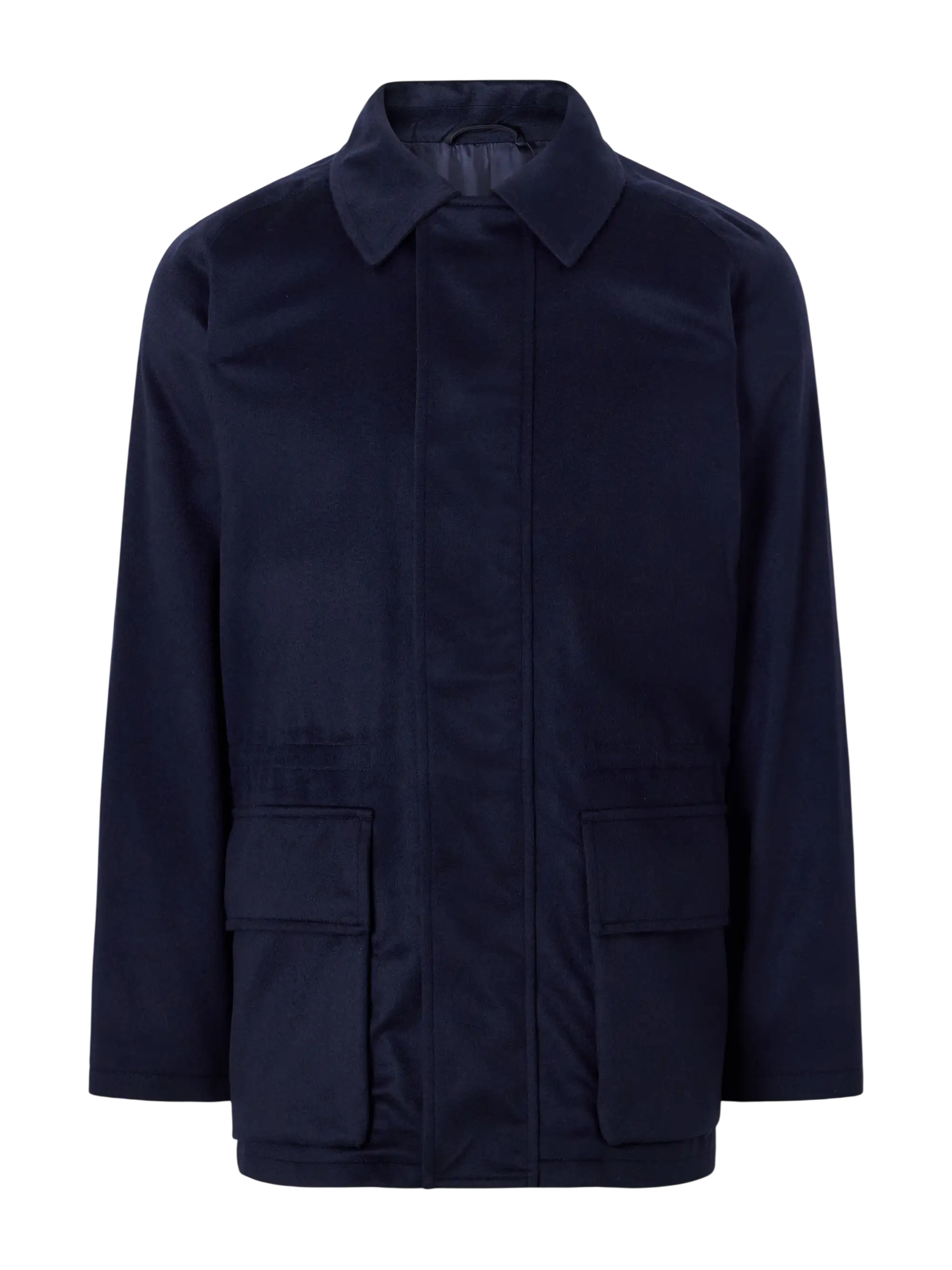 Brushed Cashmere Coat