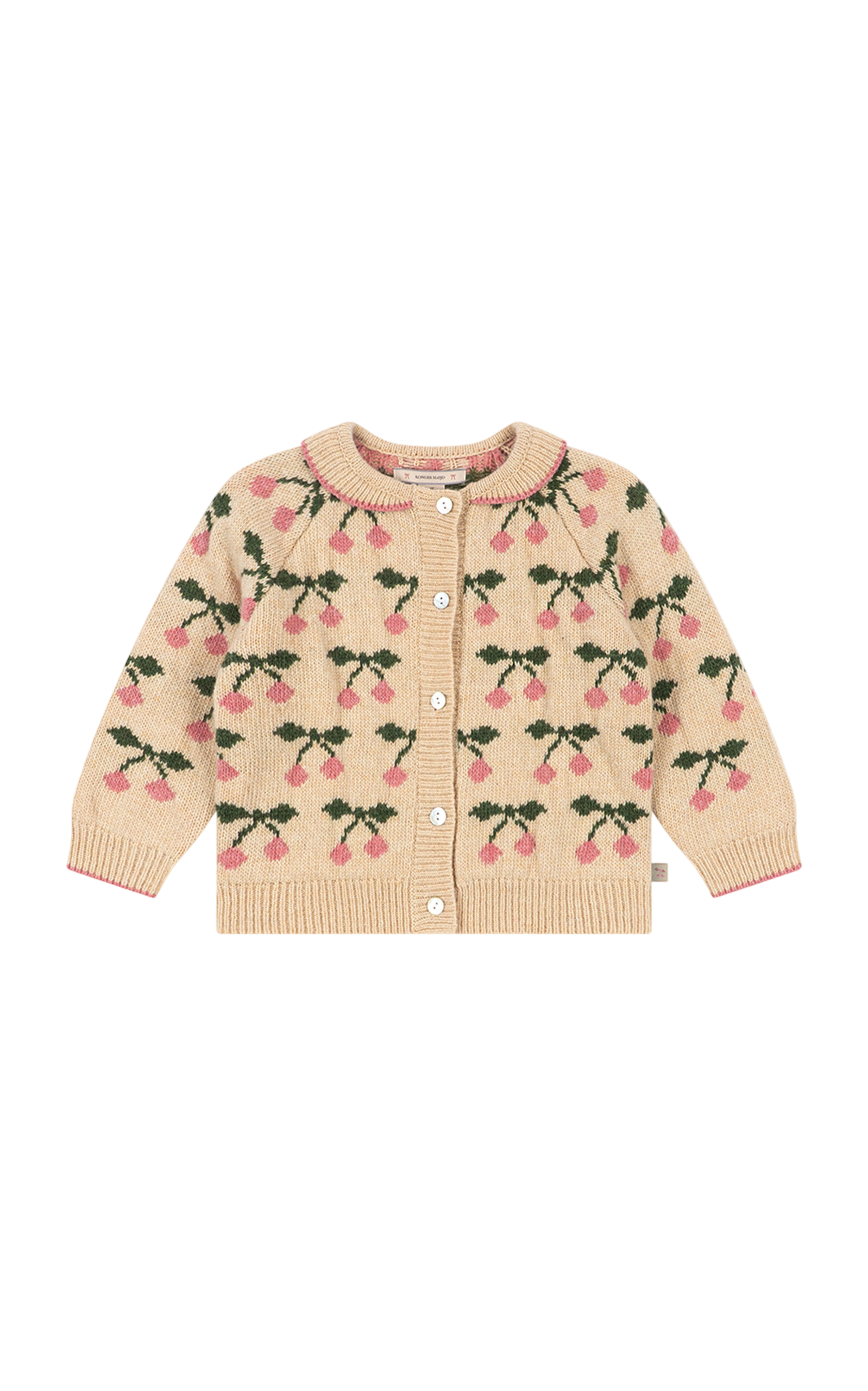 Kids' Belou Cherry Wool-Blend Cardigan