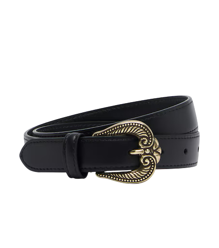 Leather belt
