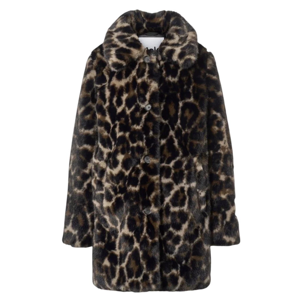 LEOPARD FAUX FUR HERA COAT