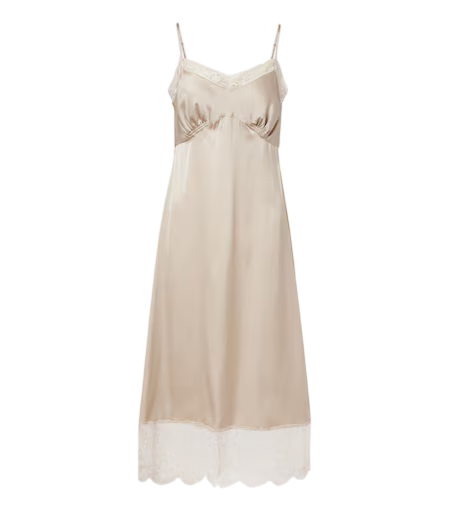 Satin slip dress