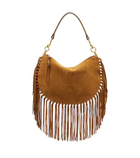 Oskan Small fringed suede shoulder bag