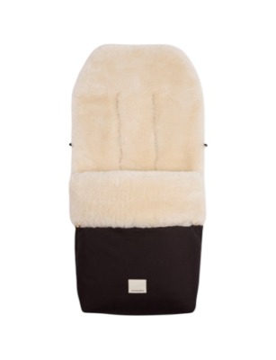 Puff Muff Sheepskin Pram Snuggler