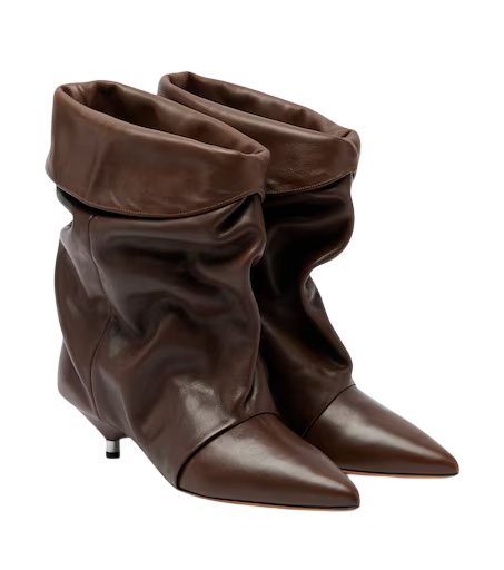 Edrik leather ankle boots