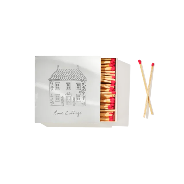 Handwritten Large Silver Matchbox Cover