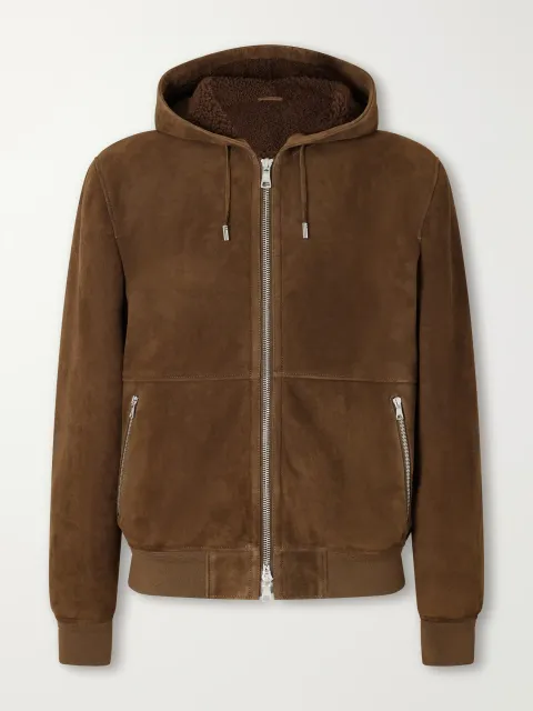 Hooded Shearling Jacket