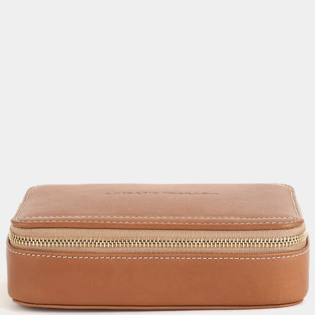 Bespoke Fishermans Fly Box | Butter Leather in Tan