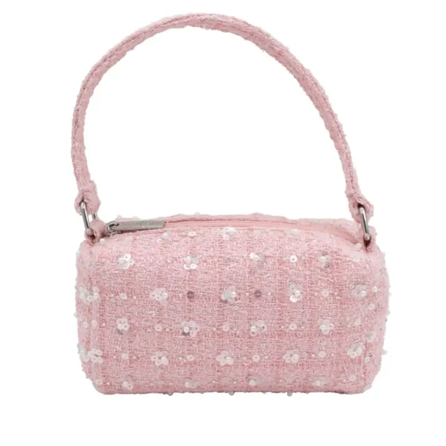 Accessories Bari Lynn Serena Tweed Sequin Pearl Bag - Frankie's on the Park