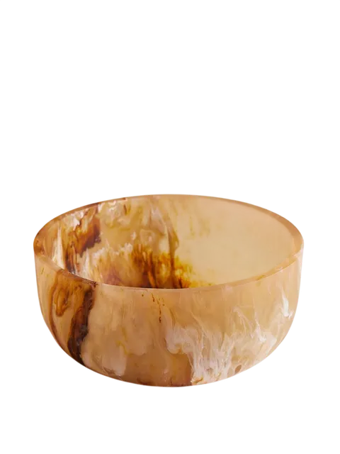 Miller Resin Salad Bowl, Brown