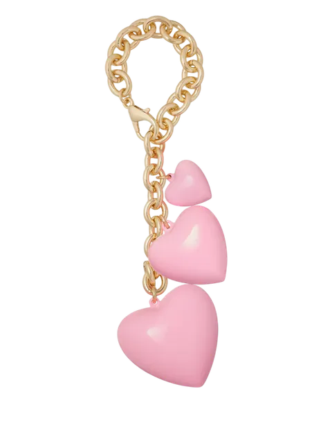 Roxanne Assoulin The Puffy Tripple Heart Bag Accessory  | Gold | FARFETCH BG