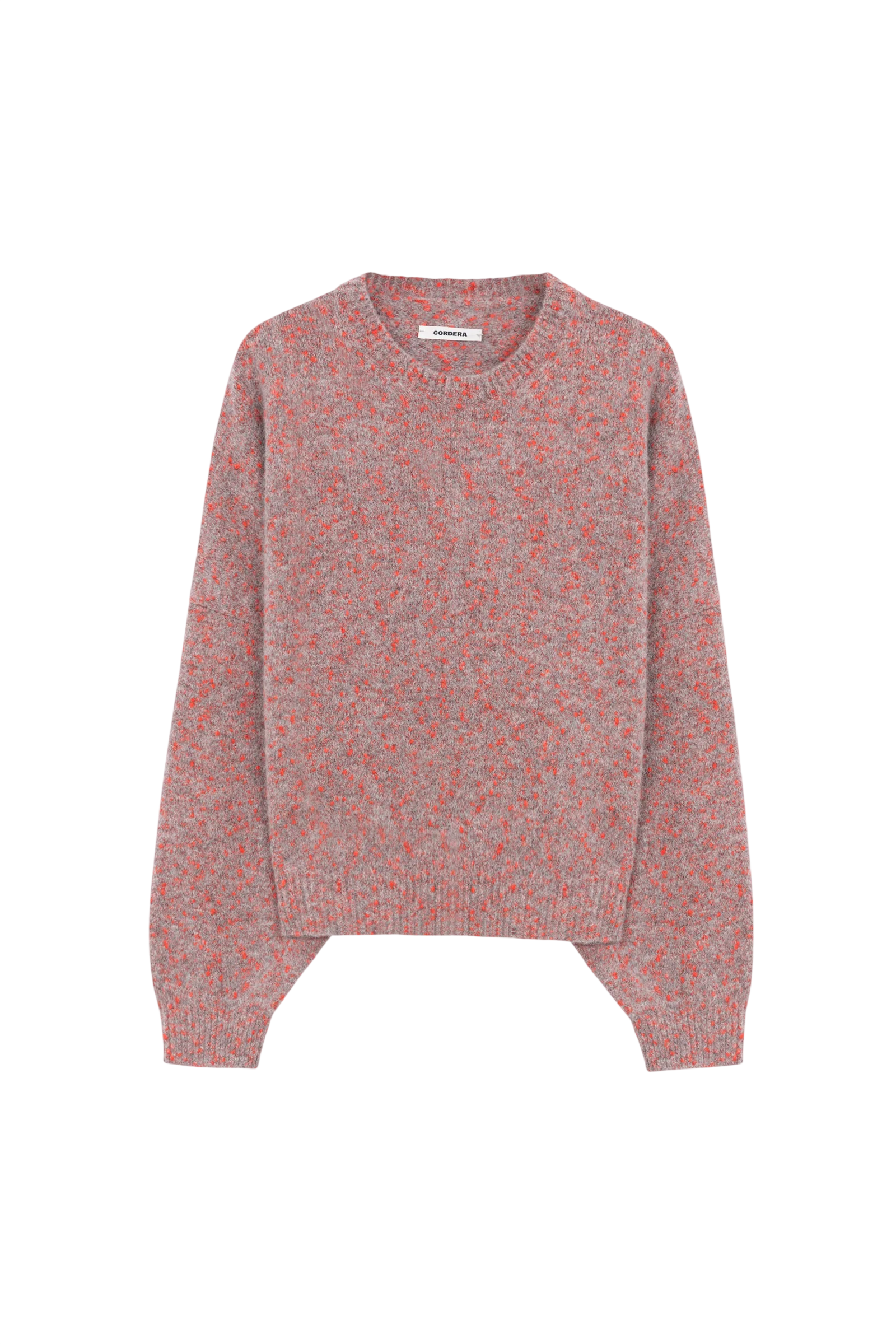 SPECKLED CREWNECK SWEATER