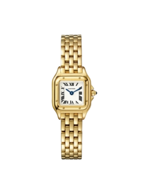 Panthère de Cartier Mini 18ct Yellow-Gold Quartz And 0.04ct Sapphire Watch