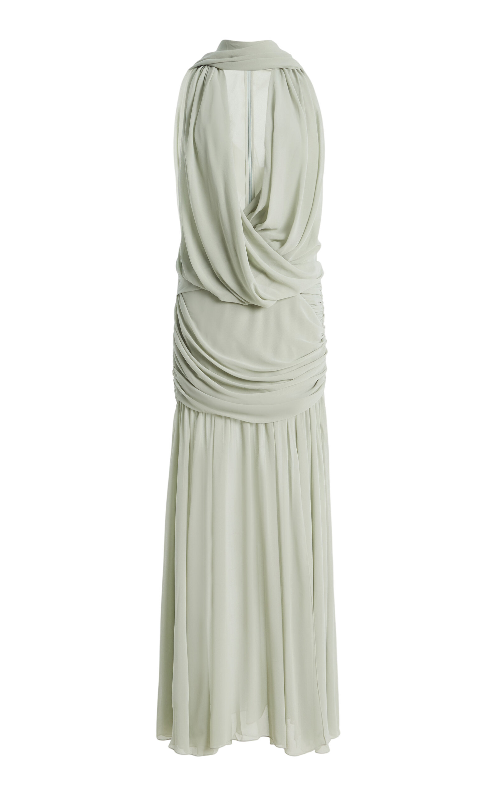 Azul Crepe Maxi Dress